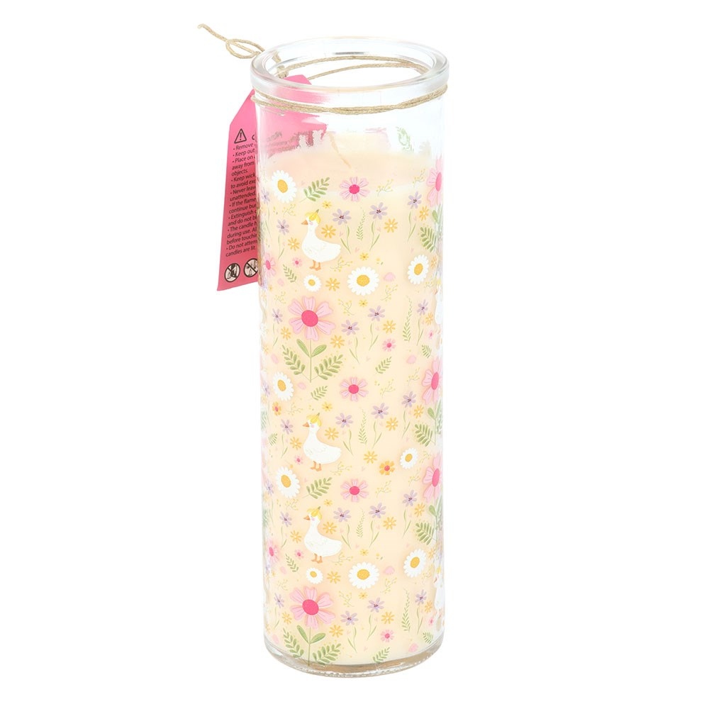 Something Different - Daisy & Duck Print Vanilla Tube Duftkerze - Mehrfarben